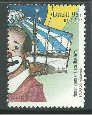 C2088 0 CIRCO BRASILEIRO PALHAÇO E CIRCO 98 - 10.243a Mint